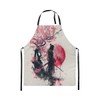 Homewish Rainbow Peace Apron Colourful Love Heart Pattern Chef Apron