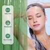 AmazerBath Long Shower Curtain Liner, 100% EVA Soft Clear Green
