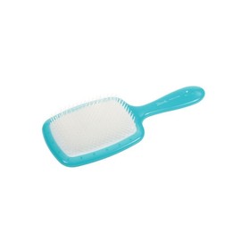Ultra Tangler hairbrush - The Original Italian Design - Turquoise with White