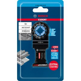 Bosch Professional 1 x Expert MetalMax AIZ 32 AIT Saw Blade (for Steel, Stainless Steel, Width 32 mm, Multifunctional Tool Accessories)