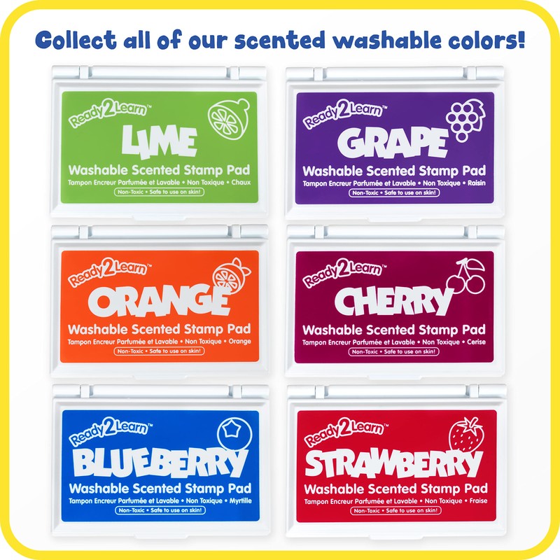READY 2 LEARN Scented Stamp Pad - Cherry - Red