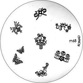 Konad Stamping Image Plate M68