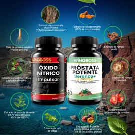 Windboss Mens Health Combo 2 En 1 | Apoyo A La Salud Mascul