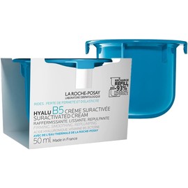 La Roche-Posay Hyalu B5, Refill Crema Antiedad Reafirmante, Acción Alisadora y Rellenadora, Reduce Arrugas y Líneas de Expresión, 3 Tipos de Ácido Hialurónico, Vitamina B5 y Ectoína, 50 ml.