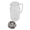 Water Pitcher with Lid and Handle 1500ml Acrylic Heat Resistant