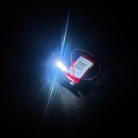 OWOFYDR 12V 5MM Pre Wired Led Light Emitting Diodes,White Micro Led Lights Diodes for Model Assortment Kit,9V-12 Volt led diode Mini Single Led Bulbs(White / 50 Pcs, 5MM)