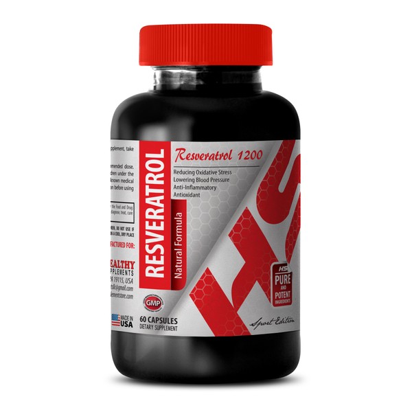 Advanced RESVERATROL Formula - resveratrol Supplement, resveratrol for Skin, Anti-Aging