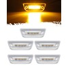 Partsam 5pcs 9 LED Cab Light Truck Trailer Cab Marker