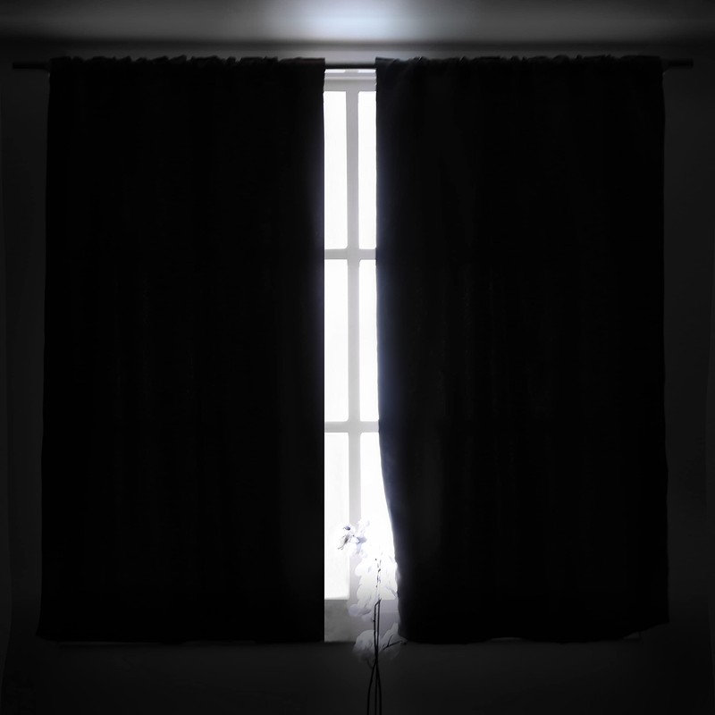 BGment Short Curtains 36 Inch Length for Small Windows -