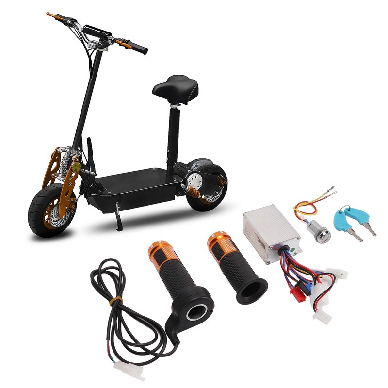 24V 250W Brushed Motor Speed Controller Throttle Grip Power Lock