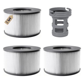 Aoyern Replacement Filter for Whirlpool Filter, for MSpa Whirlpool Filter Model from 2020, for Mspa Whirlpool Accessories Pool Filter, Compatible with Mspa Filter (Pack of 3)