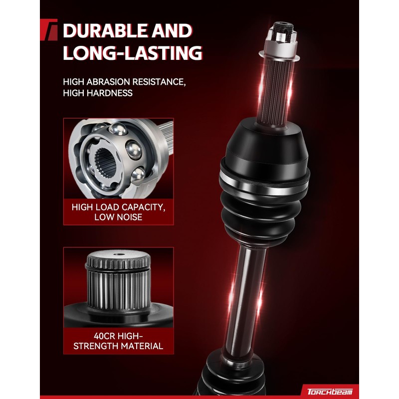 Torchbeam 66-2286 CV Axle Shaft Assembly for 2011-2019 Ford Explorer,