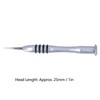 6Pcs Slot Screwdriver Hand Disassembly Repairing Tool 25mm for Electronics