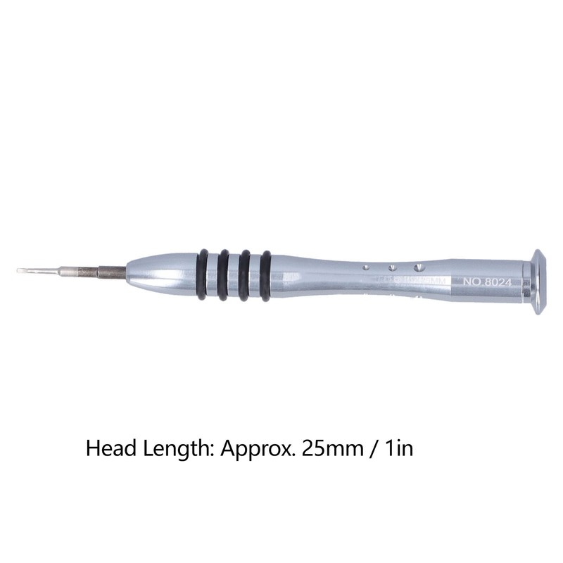 6Pcs Slot Screwdriver Hand Disassembly Repairing Tool 25mm for Electronics