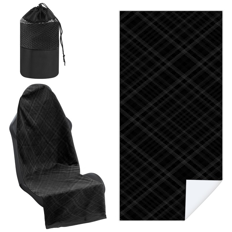 Hahafelt 2 Pack Car Seat Towel Covers with Storage Bag