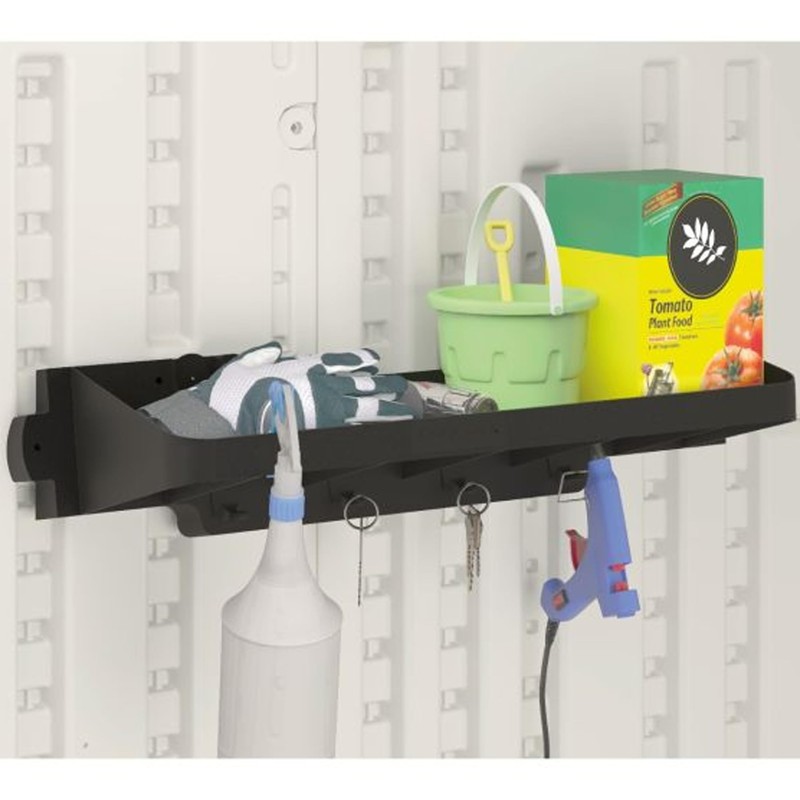 Suncast 25" x 8" x 5.5" Resin Shelf Accessory with