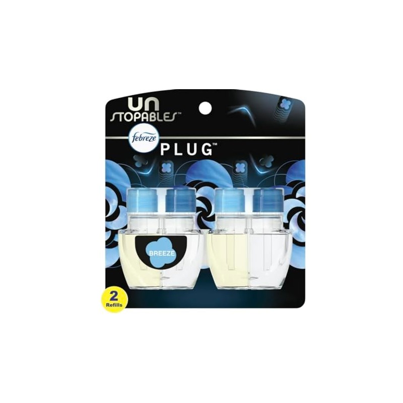 Febreze Dual Plugin Refill Scented Breeze 1.75Ml, purple