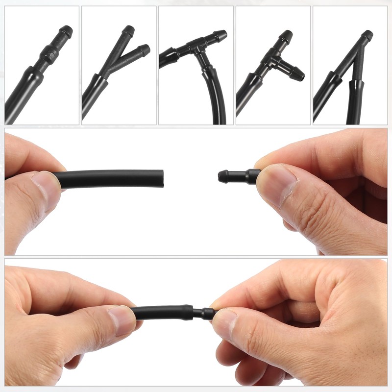 ACROPIX Front Windshield Wiper Nozzles Kit for Dodge Grand Caravan