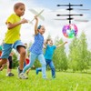 LED Luminous Electric Flying Ball Helicopter for Kids Induction Flying