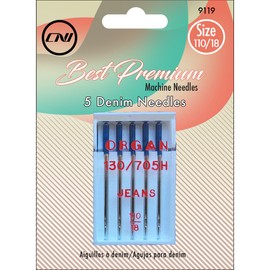 Clover Best Premium Machine Needles Denim, 5 Piece