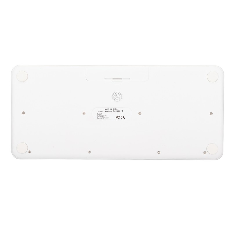 Keyboard Mouse Combo 2.4G Wireless Round Keycaps Ergonomic Design Silent