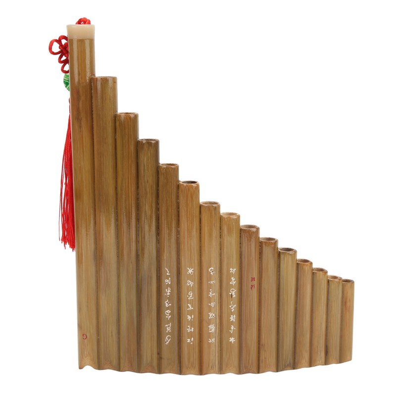 Pan Flute 15 Pipes G Key Chinese Traditional Musical Instrument