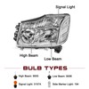 JSBOYAT Headlight Assembly Compatible with 2004-2015 Titan / 05-07 Armada