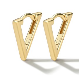 Hoop Earrings, Gold Small Earrings, for Women, Small Huggie Hypoallergenic Earrings, Women's Hoop Earrings, Matte Stainless Steel, Gift for Women, Girlfriend, Mum, Girls