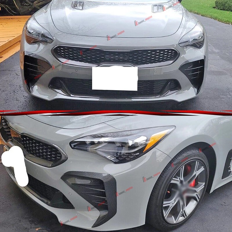 dtangor For KIA Stinger 2017-2023 Front Bumper Vent Hole Covers