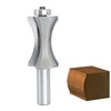 Akylin Convex Edge Oval Router Bits 1/2 Inch Shank,Shallow Bullnose