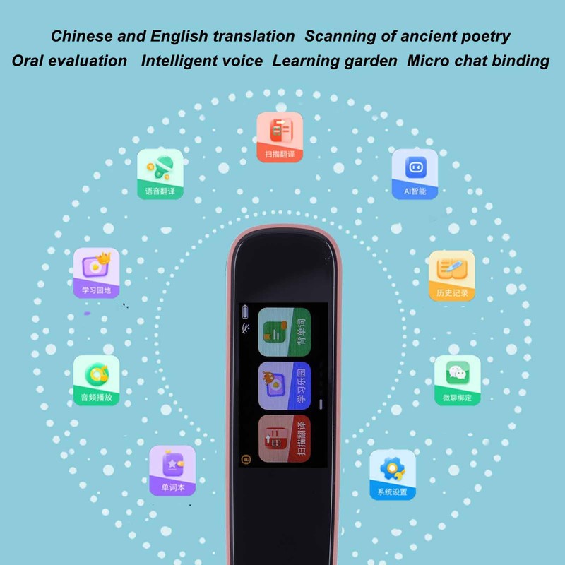 Keenso Reader Scanner Pen,Language Translator Device for Meetings Travel Learning