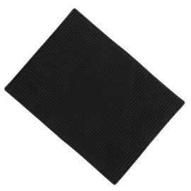 Healeved PVC Slip Barber Organizer Mat Hair Salon Station Pad with Protruding Points Non Slip Surface for Hair Clippers and Styling Tools Stable Work Surface for Barbershop Use