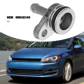 LT Easiyl Aluminum Fittings for automotive coolant pipes 06K121143 Compatible with VW MQB