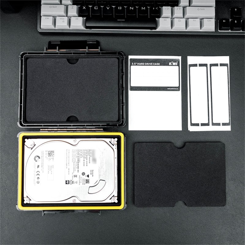 JJC 3.5 inch External Hard Drive Disk Case Portable Carrying