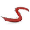 MOOSUNGEEK: S Car Emblem Mini Car Grille Emblem for Mini
