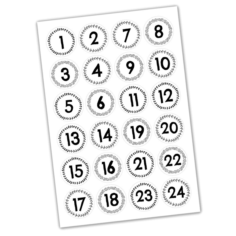 Paper Dragon DIY Advent Calendar Box Set – Black /