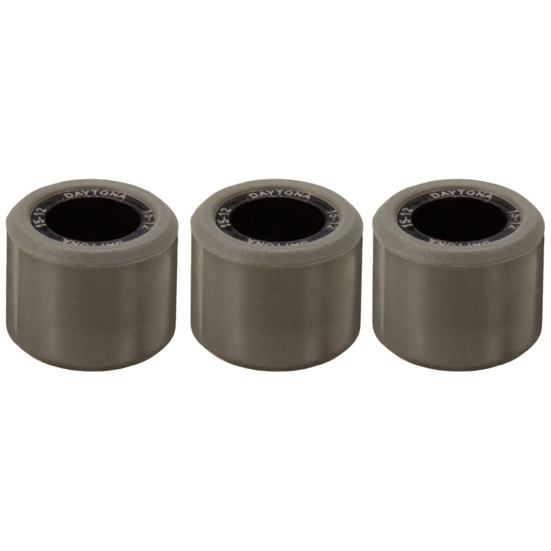デイトナ(Daytona) バイク用 DWR ウエイトローラー φ15×12mm 6.5g 方向指定なし 3個セット 90454