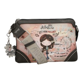 Anekke Peace & Love Crossbody Bag Pink