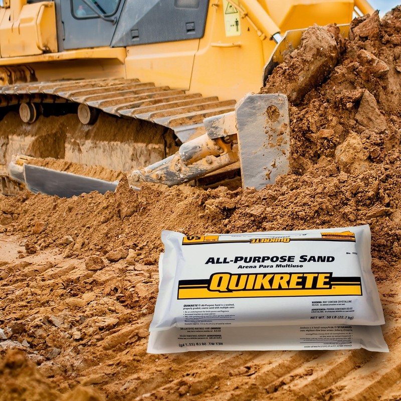 QUIKRETE All Purpose Sand for Potting Soil, Concrete Mix, Traction