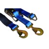 2" x 8' Blue Auto Car Hauler Ratchet Axle Straps