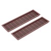 PATIKIL 9 Inch Rectangle Ventilation Grille, 2 Pack Plastic Air