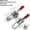 2pcs Toggle Latch Clamp 304 Stainless, Adjustable Latch, Smoker Clamps