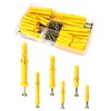 QWORK® 150 Pcs Screws and Wall Plugs Set, Ideal for