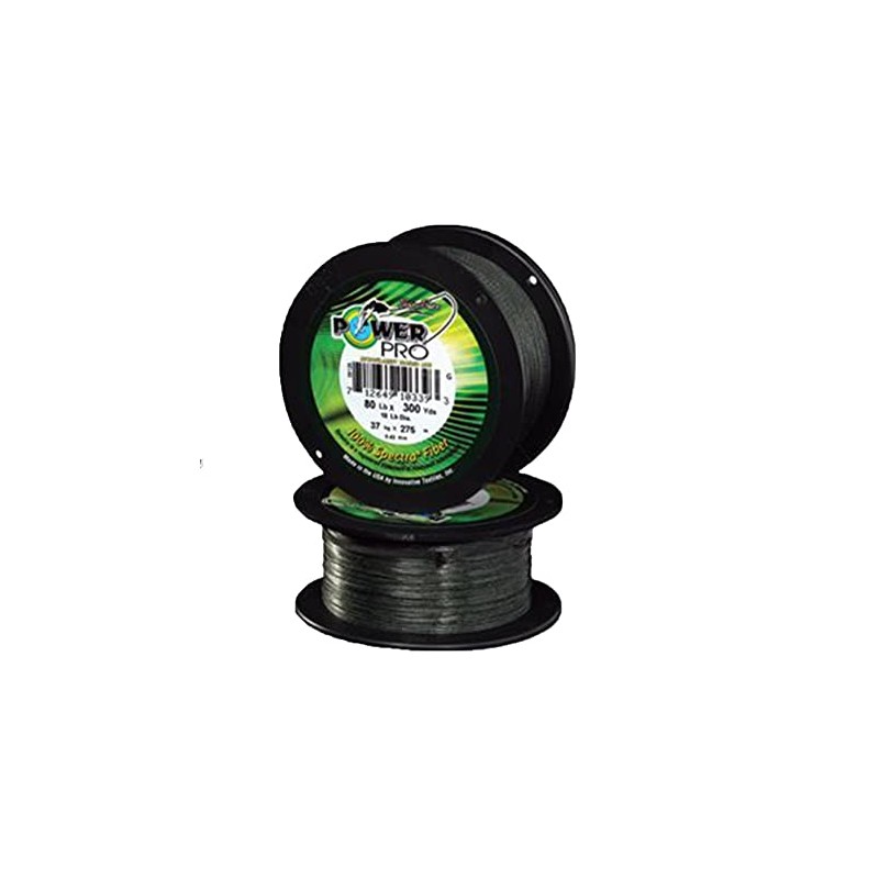 Power Pro Spectra Line 135 Braided Fishing Line, Green, 0.230