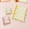 A6 Daisy 6 Ring Binder Covers PVC Notebook Cover Protector
