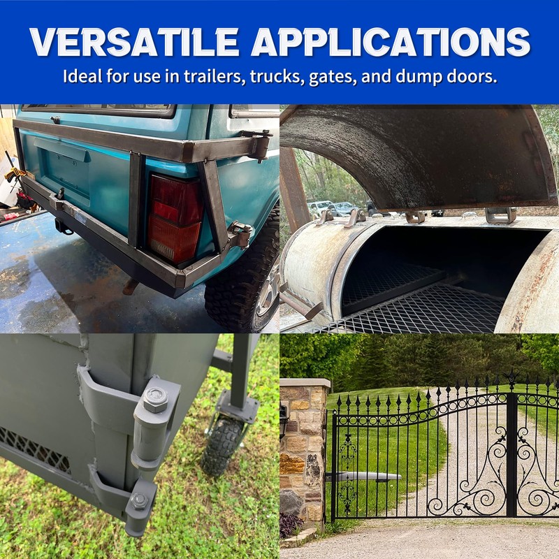 Lonffery Steel Dump Trailer Hinge, Weld on Heavy Duty Trailer