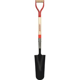 AMES/TRUE TEMPER 47202 Razorback Drain Spade D-Grip Hardwood Industrial Gauge