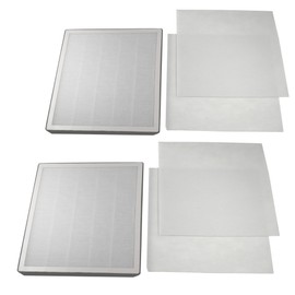 HQRP 2-Pack Vital 100 Replacement Filter Compatible with LEVOIT 100 Air Purifier, HEPA 3-Stage Activated Carbon Filter Set, Vital 100-RF Part