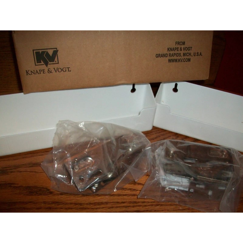 Knape & Vogt PSF11SH-2-W Polymer Sink Front Tray with Hinges