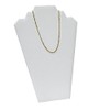 White Leatherette Necklace Easel Measures 8 1/4" x 12 1/2"